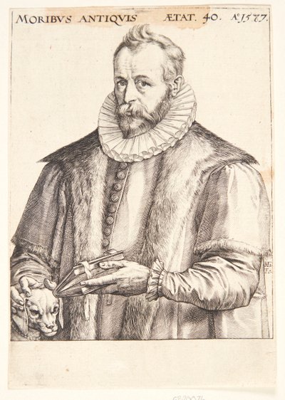 Justus Lipsius alkotó: Hendrick Goltzius