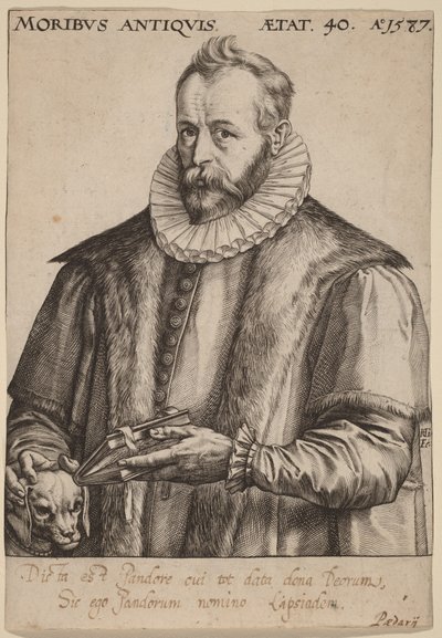 Justus Lipsius alkotó: Hendrick Goltzius
