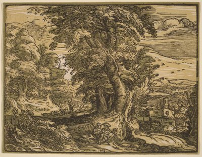 Táj pásztorpárral alkotó: Hendrick Goltzius