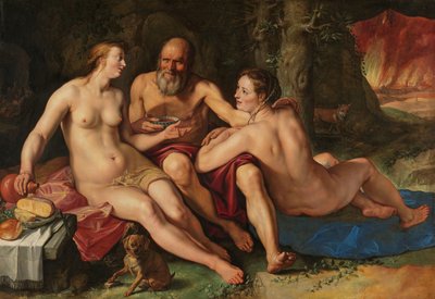 Lót és lányai Loth és lányai alkotó: Hendrick Goltzius