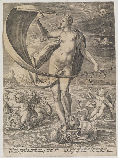 A szerencse (Instabili tumidum veluti ...) alkotó: Hendrick Goltzius
