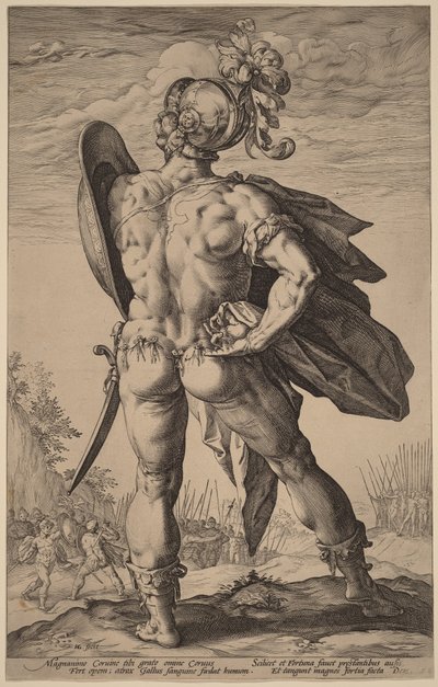 Marcus Valerius Corvus alkotó: Hendrick Goltzius