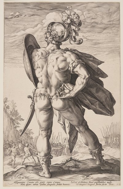 Marcus Valerius Corvus, A római hősökből alkotó: Hendrick Goltzius