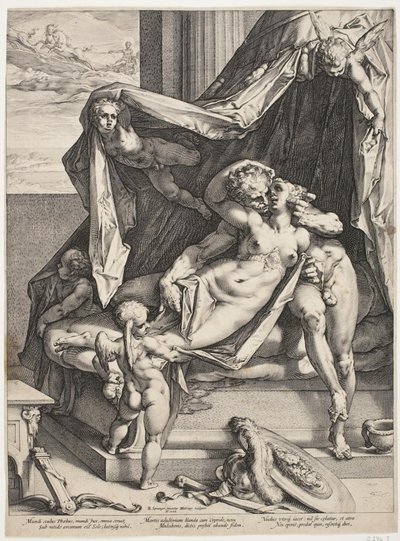 Mars és Vénusz alkotó: Hendrick Goltzius