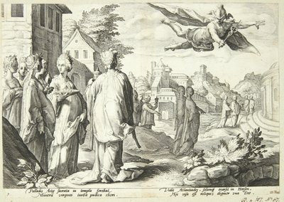 Merkur beleszeret Herse-be alkotó: Hendrick Goltzius