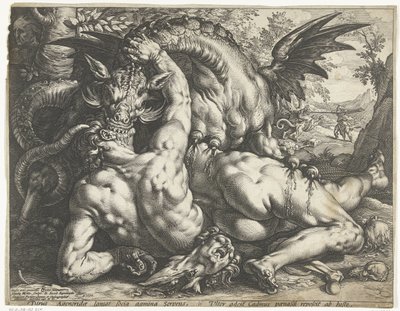 Kadmusz társai, akiket felfalt egy sárkány alkotó: Hendrick Goltzius