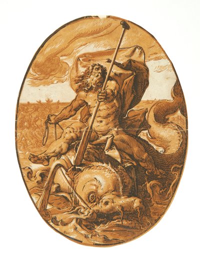 Neptunusz alkotó: Hendrick Goltzius