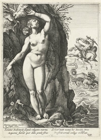 Perseus Andromedában alkotó: Hendrick Goltzius