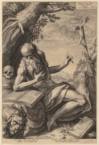 Dirck Volckertsz. Coornhert portréja alkotó: Hendrick Goltzius