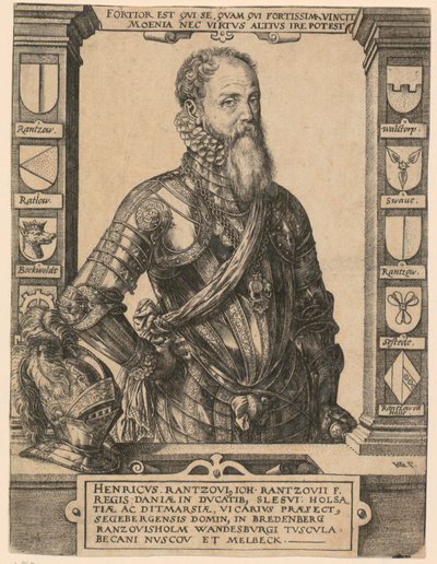 Henricus Rantzovius [Heinrich von Rantzau] portréja alkotó: Hendrick Goltzius