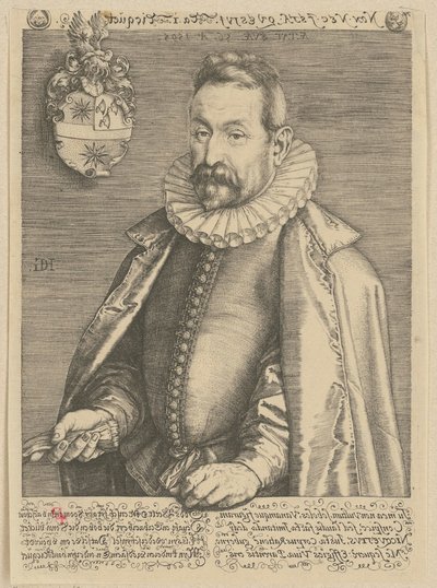 Jan Nicquet portréja alkotó: Hendrick Goltzius