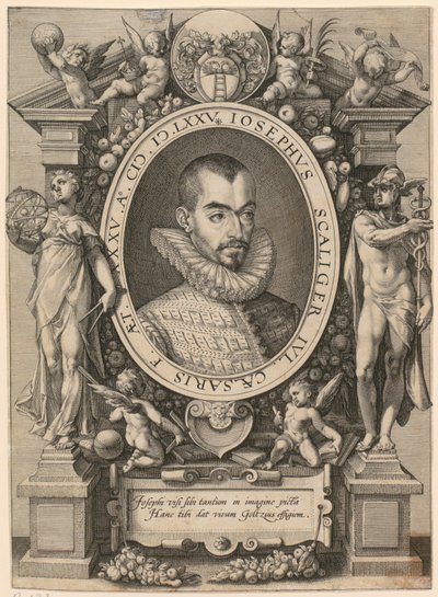Josephus Justus Scaliger portréja alkotó: Hendrick Goltzius