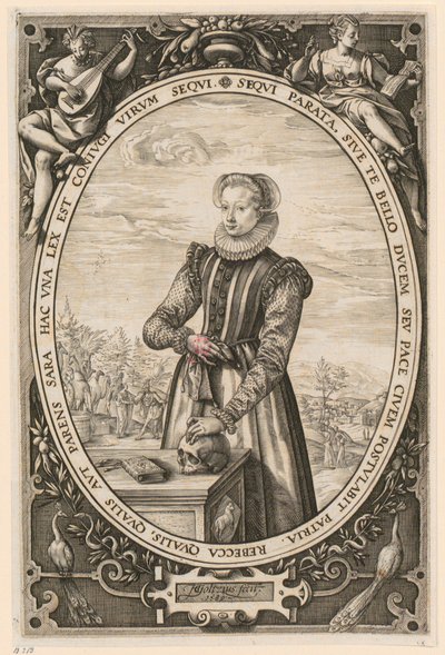 Josina Hamels portréja alkotó: Hendrick Goltzius