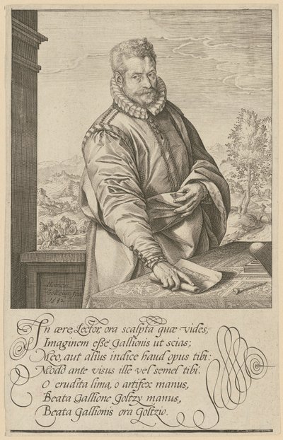 Philips Galle portréja alkotó: Hendrick Goltzius