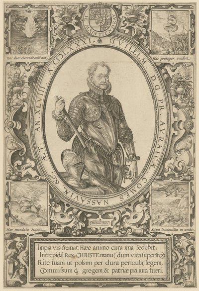 I. Orániai Vilmos portréja alkotó: Hendrick Goltzius