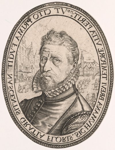 Albert Fransz. Schatter portréja alkotó: Hendrick Goltzius
