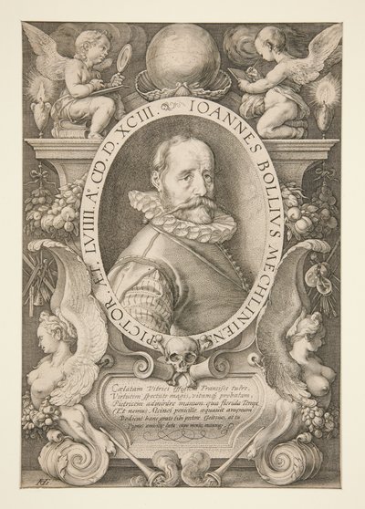 Hans Bol portréja alkotó: Hendrick Goltzius