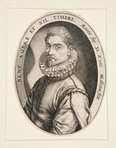 Hieronymous Scholiers portréja alkotó: Hendrick Goltzius