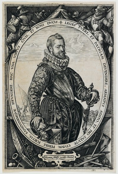 Jacques de la Faille portréja alkotó: Hendrick Goltzius