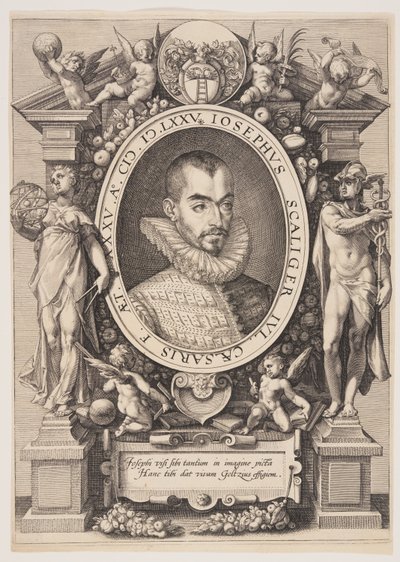 Josephus Justus Scaliger portréja alkotó: Hendrick Goltzius