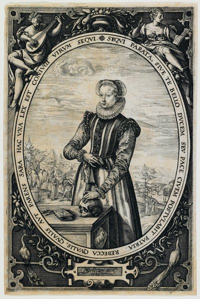 Josina Hamels portréja alkotó: Hendrick Goltzius