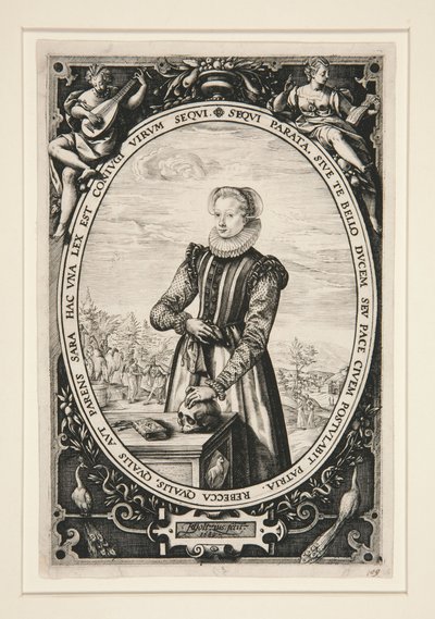 Josina Hamels portréja alkotó: Hendrick Goltzius
