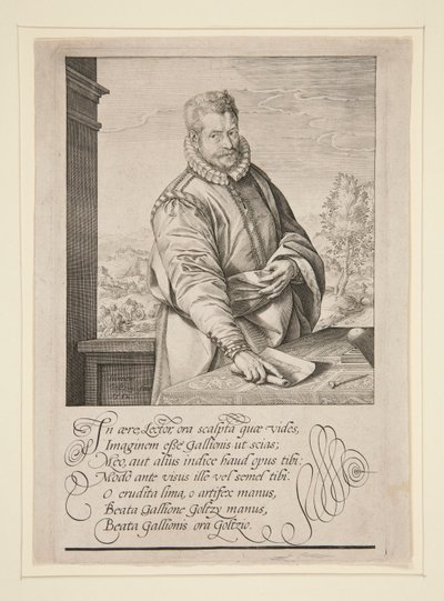 Philip Galle portréja alkotó: Hendrick Goltzius