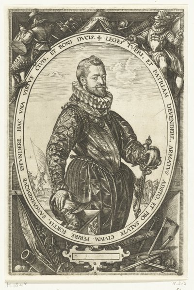 Jacques de la Faille portréja alkotó: Hendrick Goltzius