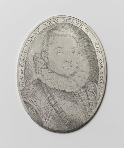 Egy 24 éves férfi portréja alkotó: Hendrick Goltzius