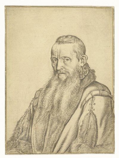 Egy teológus portréja alkotó: Hendrick Goltzius