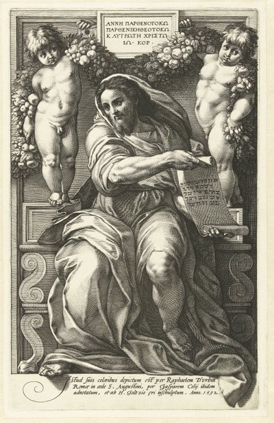 Ésaiás próféta alkotó: Hendrick Goltzius