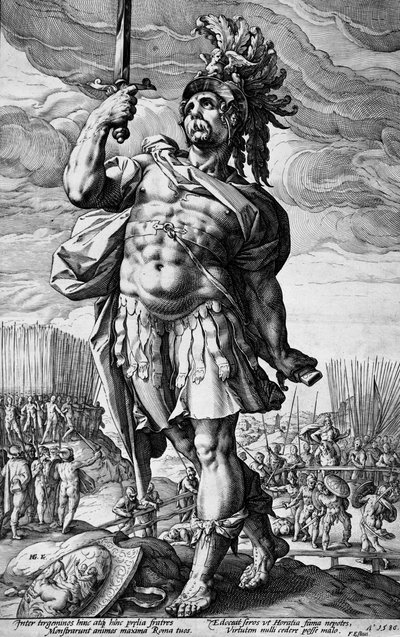 Publius Horatius alkotó: Hendrick Goltzius