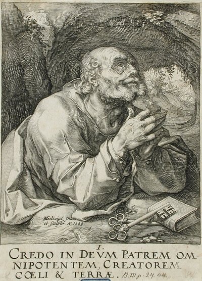 Szent Péter alkotó: Hendrick Goltzius