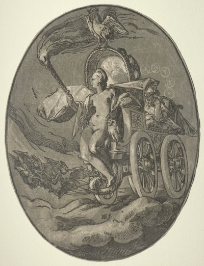 Hét istenség: Nox (éjszaka) alkotó: Hendrick Goltzius