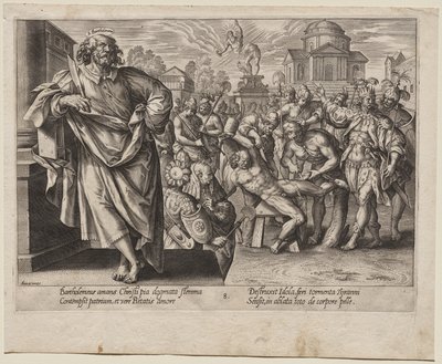 Szent Bertalan alkotó: Hendrick Goltzius