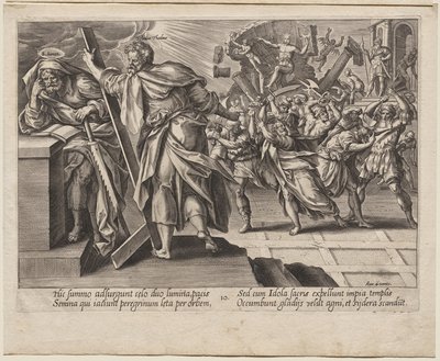 Szent Júdás Tádé és a zelóta Simon alkotó: Hendrick Goltzius