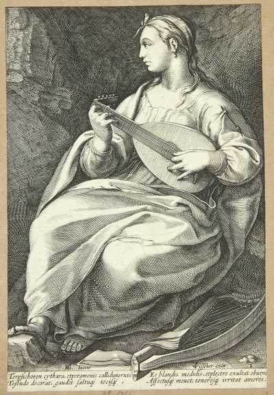 Terpsichore alkotó: Hendrick Goltzius