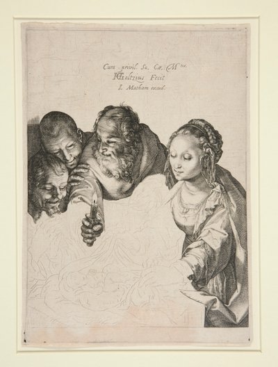 A Pásztorok imádata alkotó: Hendrick Goltzius