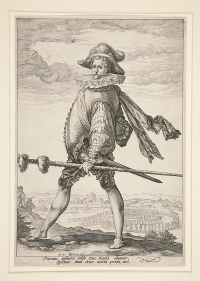 A gyalogság kapitánya alkotó: Hendrick Goltzius