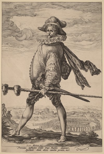 A gyalogság kapitánya alkotó: Hendrick Goltzius