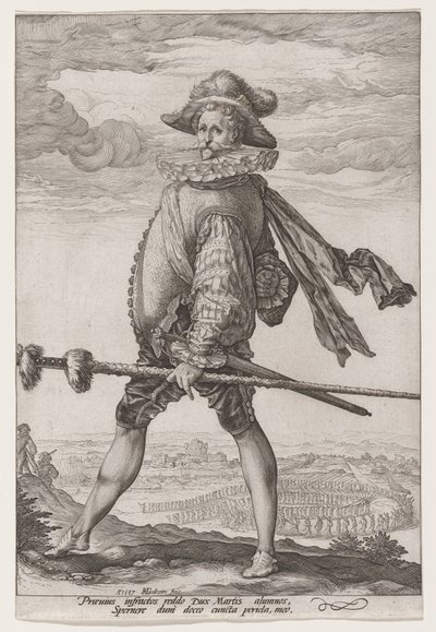A gyalogság kapitánya alkotó: Hendrick Goltzius