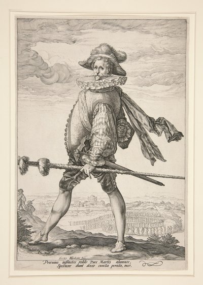 A gyalogság kapitánya alkotó: Hendrick Goltzius