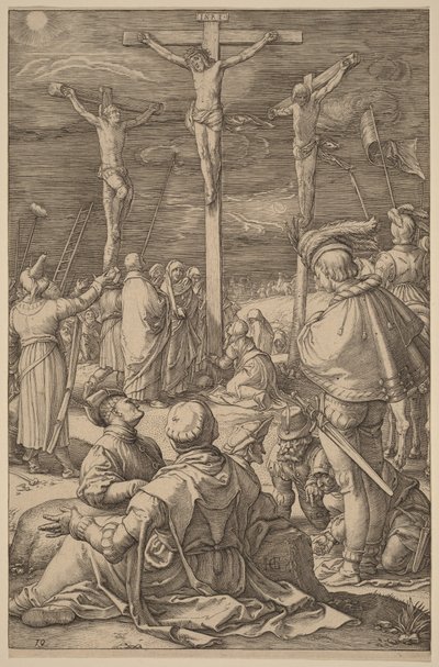 A keresztre feszítés alkotó: Hendrick Goltzius