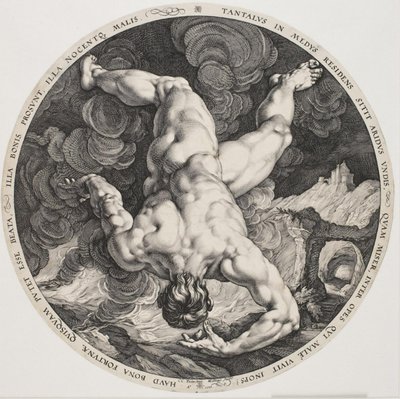 A négy megszégyenítő – Tantalus alkotó: Hendrick Goltzius