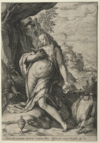 A Magdolna a bűnbánatban alkotó: Hendrick Goltzius