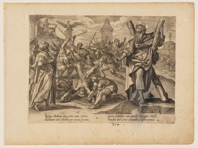 Szent András mártíromsága, Krisztus és az apostolok mártíromságából alkotó: Hendrick Goltzius