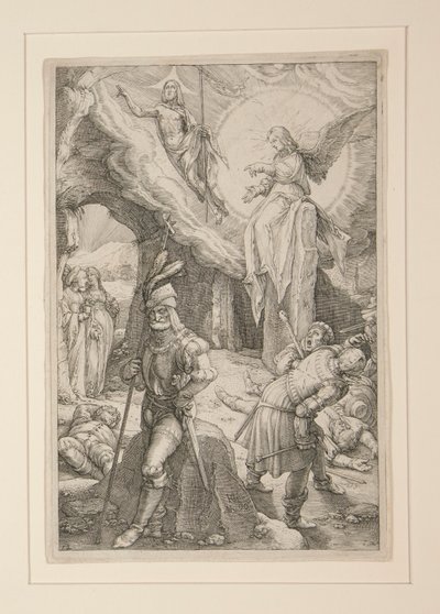 The Resurrection, a Passióból, 12. 12 metszetből álló sorozatban alkotó: Hendrick Goltzius