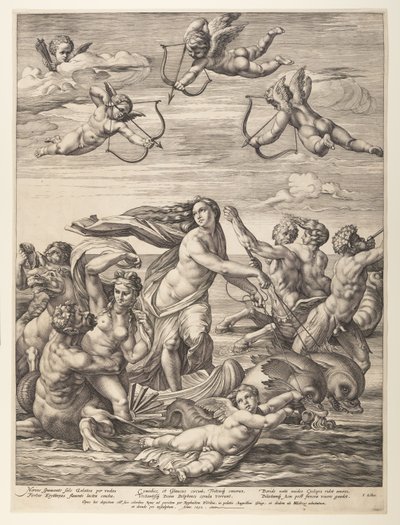 Galatea diadala alkotó: Hendrick Goltzius