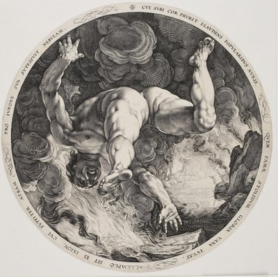 A négy megszégyenítő - Ixion alkotó: Hendrick Goltzius