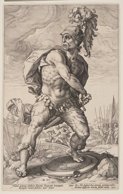 Titus Manlius Torquatus, A római hősökből alkotó: Hendrick Goltzius